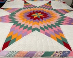 Lone Star Quilt Close